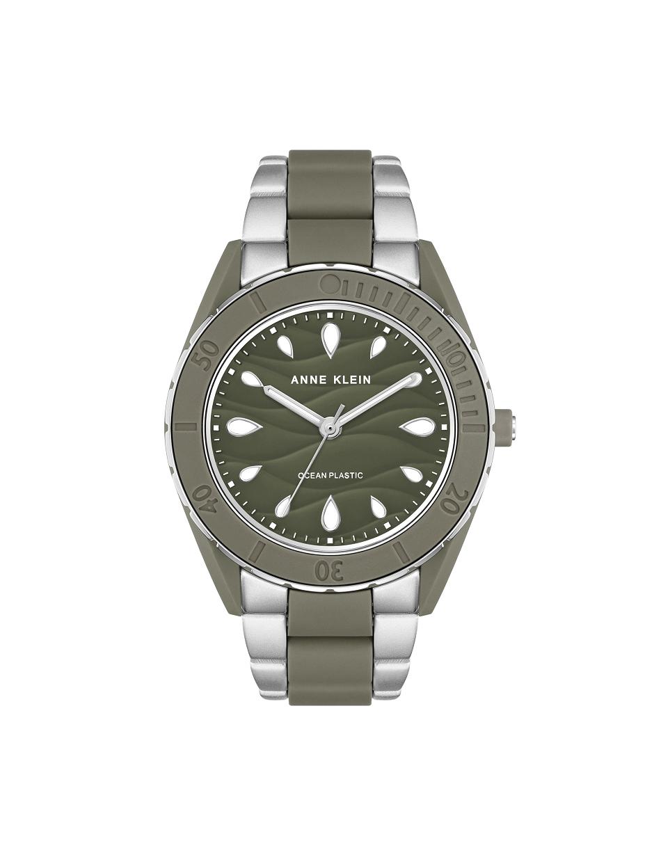 Montres en plastique océanique Anne Klein Considered Solar Recycled Bracelet   | BXO-1483208